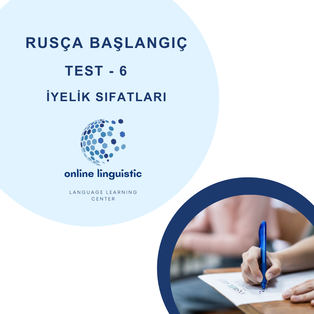 TEST - 6 - İYELİK SIFATLARI