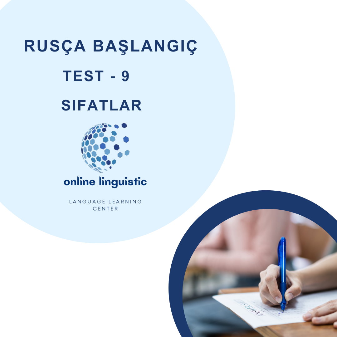 TEST - 9 - SIFATLAR 